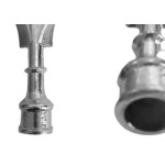 Lanca Aluminio Guaru Lirio Grande 5/8''Portao - Kit C/50 
