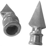 Lanceta Aluminio   1/2'' Para Portao Gu120-1 - Kit C/50 