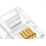 Conector Modular Rj11 (So Plug Jack) 606 - Kit C/20 