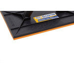 Desempenadeira Pvc Castor 18X30 Com Borracha Preta 123