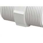 Niple Branco Krona Rosca Rosca 1/2'' 287 - Kit C/50 