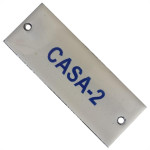 Placa Esmaltada Caiado 3X8 Casa 2 