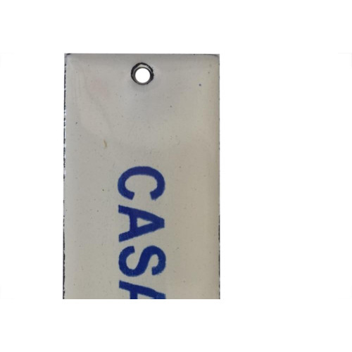 Placa Esmaltada Caiado 3X8 Casa 2 