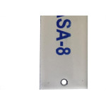 Placa Esmaltada Caiado 3X8 Casa 8