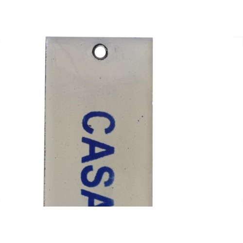 Placa Esmaltada Caiado 3X8 Casa 8