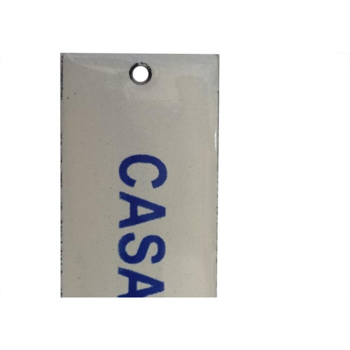 Placa Esmaltada Caiado 3X8 Casa 10