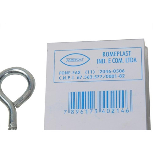 Prego Aco Romeplast Com Cabeca  18X27 (3,40X62mm) Cartela Com 06 Pecas 