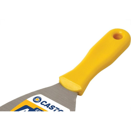 Espatula Parede Castor Laminada Cabo Plastico 100Mm 493