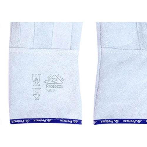 Luva Raspa Protezza Punho 15 Com Reforco N/R-15
