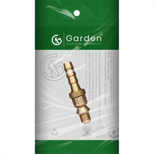 Pino Engate Rapido Ar Com Escama  1/4'' Garden 11406E