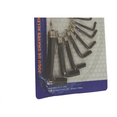 Chave Allen Western 1,5A10Mm 10 Pecas Alc-10