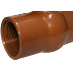 Registro Esfera Pvc Viqua 1'' Rosca Rosca 