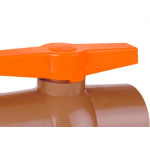 Registro Esfera Pvc Viqua 1.1/2'' Rosca Rosca 
