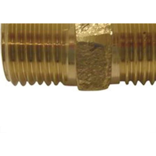 Niple Latao Amarelo Metais Rei   3/4X1/2 10059 - Kit C/6 