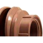 Viqua Marrom Adaptador Com Flange 50X1.1/2  - Kit C/2 