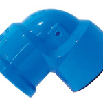 Viqua Azul Cotovelo Liso Rosca 20Mm X 1/2''  - Kit C/10 