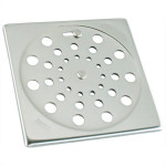Grelha Inox Clarinox Caixilho Quadrada 10Cm Fecho 5100