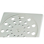 Grelha Inox Clarinox Caixilho Quadrada 10Cm Fecho 5100