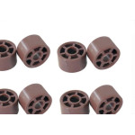 Suporte Prateleira Starplast Madeira Redondo Marrom 1000Pecas 