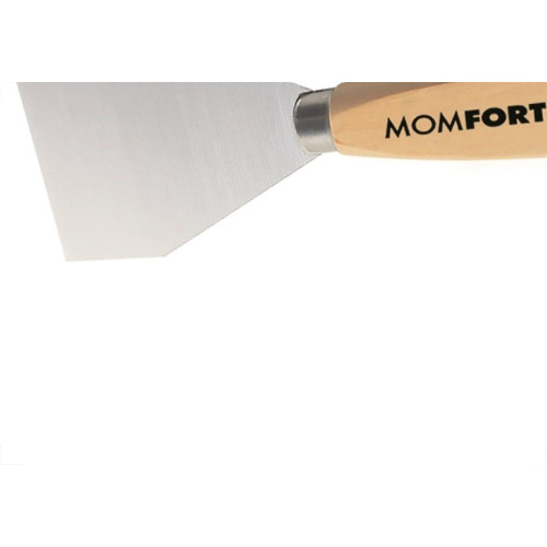Espatula Parede Momfort Laminada 04 Cabo Madeira 401004