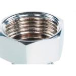 Bucha Aumento Torneira Metais Rei Latao Cromado 1/2X3/4 10096 - Kit C/6 