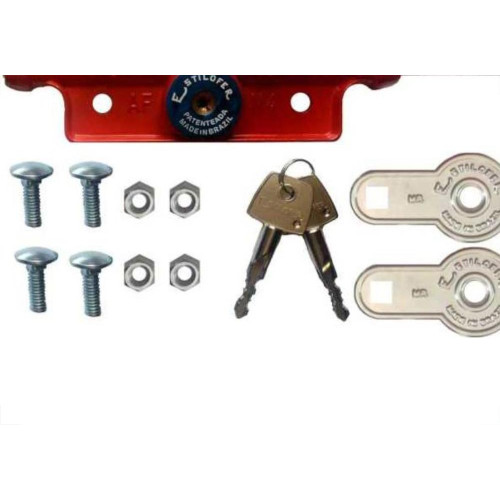 Trava Lateral Tetra Estilofer Af4 Vermelho 1Par 4