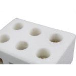 Conector Porcelana Interneed 3Polos 10Mm 66132 - Kit C/10 
