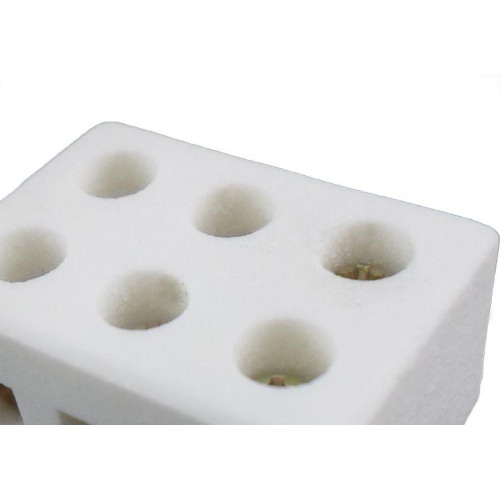 Conector Porcelana Interneed 3Polos 10Mm 66132 - Kit C/10 