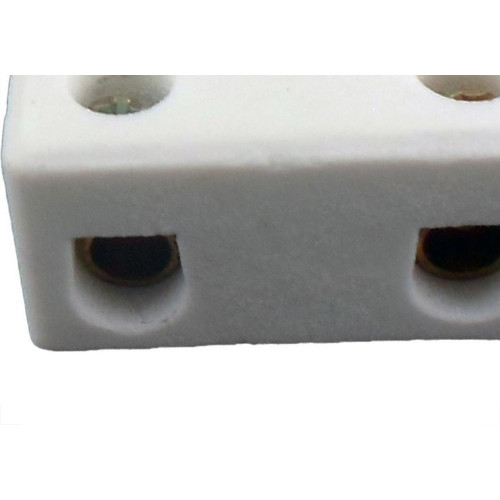 Conector Porcelana Interneed 2 Polos 10Mm 66095 - Kit C/10 