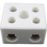 Conector Porcelana Interneed 2 Polos 16Mm 66118 - Kit C/10 