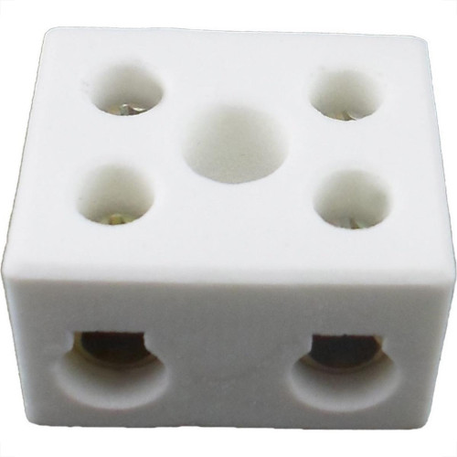 Conector Porcelana Interneed 2 Polos 16Mm 66118 - Kit C/10 
