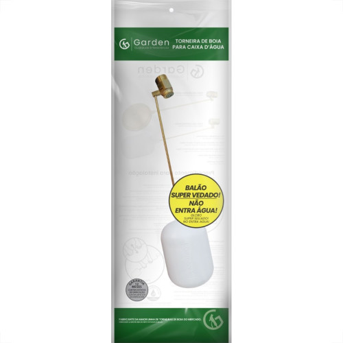 Torneira Boia Garden 3/4''Boia Pvc Leve 11351Npe