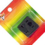 Tomada Fone Externa Com 1 Modular Preta Cartela 365