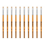 Pincel Para Artesanato Roma Ponta Chata 06 615 06 - Kit C/12 