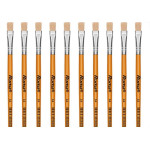Pincel Para Artesanato Roma Ponta Chata 12 615 12 - Kit C/12 