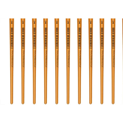 Pincel Para Artesanato Roma Ponta Chata 14 615 14 - Kit C/12 