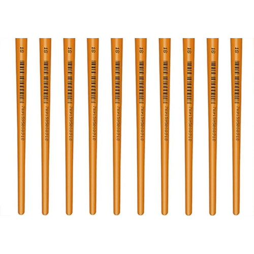 Pincel Para Artesanato Roma Ponta Chata 18 615 18 - Kit C/12 