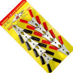 Garra 30A Com Espaguete Vermelho/Preto Cartela 10 Pecas 9042