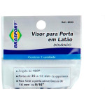 Visor Para Porta Brasfort Dourado 8535