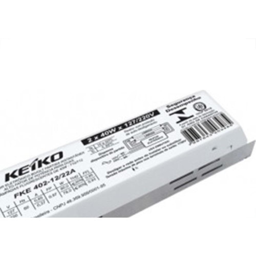 Reator Keiko Partida Rapida Dupla 2X20Wx127V Fr202-126A