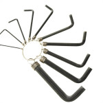 Chave Allen Brasfort 1,5 A 10Mm Com 10 Pecas 8216