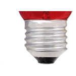 Lampada Bolinha Brasfort 07Wx220V Vermelha 8477 - Kit C/25 