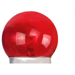 Lampada Bolinha Brasfort 07Wx220V Vermelha 8477 - Kit C/25 