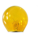 Lampada Bolinha Brasfort 15Wx220V Amarela 8487 - Kit C/25 
