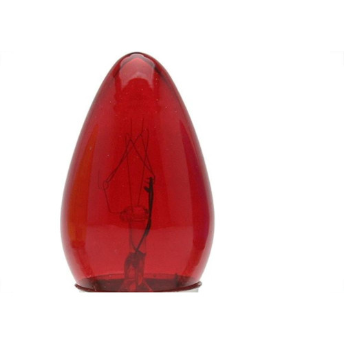 Lampada Chupeta Brasfort 07Wx127 Vermelha E14 8499 - Kit C/25 