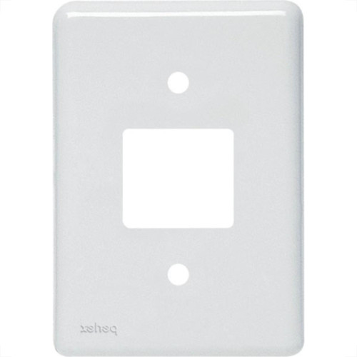 Placa Perlex Branca 4X2 (2 Saida) 23Pl2