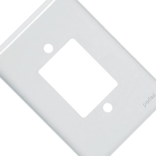 Placa Perlex Branca 4X2 (3 Saida Ou 1 Saida+Tomada) 23Pl3