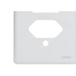 Placa Perlex Branca 4X2 (1 Saida+1Tomada) 23Pl2It
