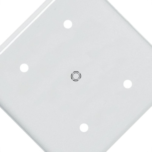 Placa Perlex Branca 4X4 (Cega+Furo) 23Pl00/66