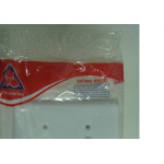 Placa Perlex Branca 4X4 (1 Tomada+1 Tomada) 23Pl11T
